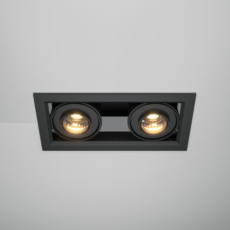 Corp de iluminat încastrat Metal Modern, Aluminiu, metal Negru, 20W, MAYTONI DL093-02-10W3K-B [5]