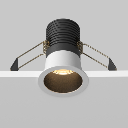 Corp de iluminat încastrat Minor, Aluminiu Negru și alb, 9W, MAYTONI DL089-9W3K-BW [7]