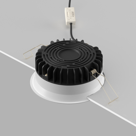 Corp de iluminat încastrat OKNO, Aluminiu și plastic Alb, 12W, MAYTONI DL055-12W3-4-6K-W [5]