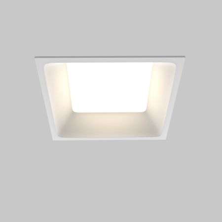 Corp de iluminat încastrat OKNO, Aluminiu și plastic Alb, 12W, MAYTONI DL056-12W3-4-6K-W [4]