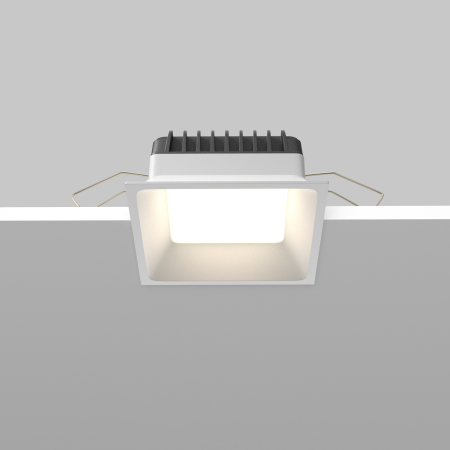 Corp de iluminat încastrat OKNO, Aluminiu și plastic Alb, 12W, MAYTONI DL056-12W3-4-6K-W [7]