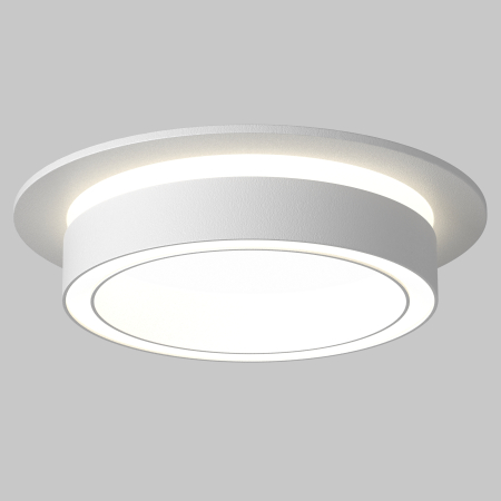 Corp de iluminat încastrat ORLO, Aluminiu și acril Alb, 12W, MAYTONI DL087-GX53-RD-W [4]