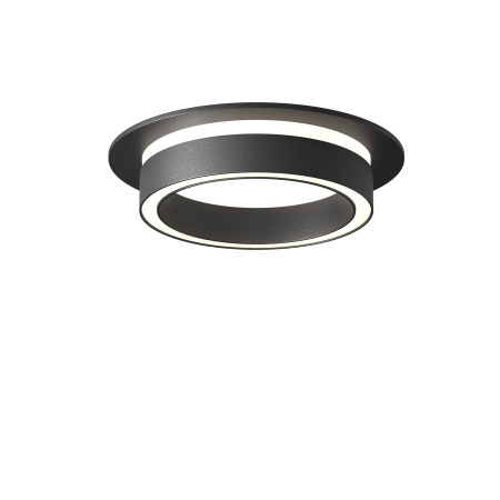 Produse - Corp de iluminat încastrat ORLO, Aluminiu și acril Negru, 12W, MAYTONI DL087-GX53-RD-B