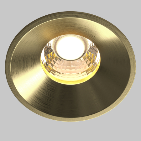 Corp de iluminat încastrat Rotund, Aluminiu Alamă, 12W, MAYTONI DL058-12W3K-BS [7]