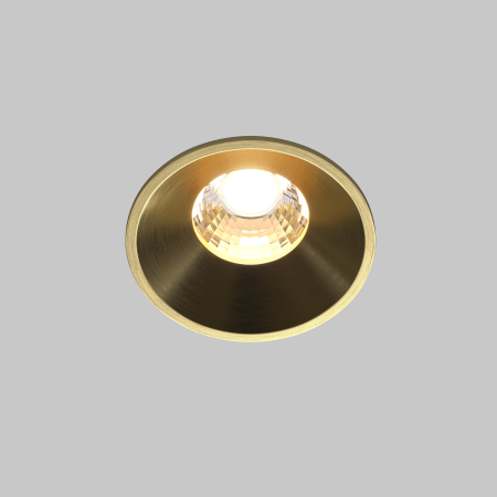 Corp de iluminat încastrat Rotund, Aluminiu Alamă, 7W, MAYTONI DL058-7W3K-BS [4]
