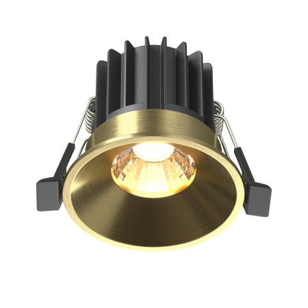 Promotii - Corp de iluminat încastrat Rotund, Aluminiu Alamă, 7W, MAYTONI DL058-7W3K-BS