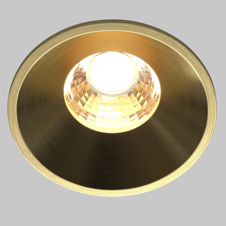 Corp de iluminat încastrat Rotund, Aluminiu Alamă, 7W, MAYTONI DL058-7W3K-BS [7]