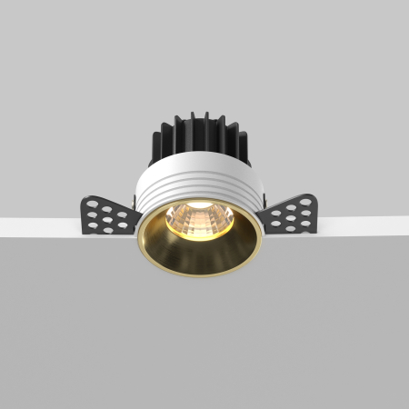 Corp de iluminat încastrat Rotund, Aluminiu Alamă, 7W, MAYTONI DL058-7W3K-TRS-BS [8]