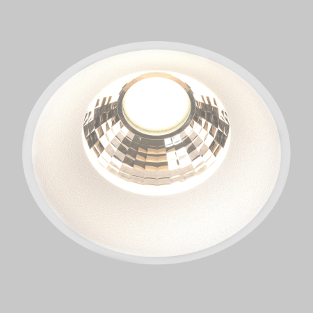 Corp de iluminat încastrat Rotund, Aluminiu Alb, 12W, MAYTONI DL058-12W3K-TRS-W [7]