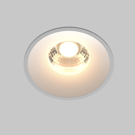 Corp de iluminat încastrat Rotund, Aluminiu Alb, 12W, MAYTONI DL058-12W3K-W [4]