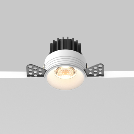 Corp de iluminat încastrat Rotund, Aluminiu Alb, 7W, MAYTONI DL058-7W3K-TRS-W [7]