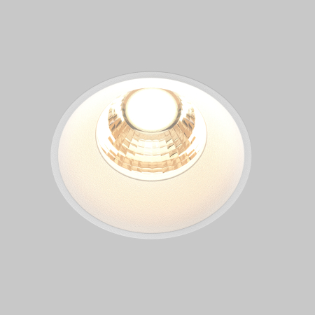Corp de iluminat încastrat Rotund, Aluminiu Alb, 7W, MAYTONI DL058-7W3K-TRS-W [6]