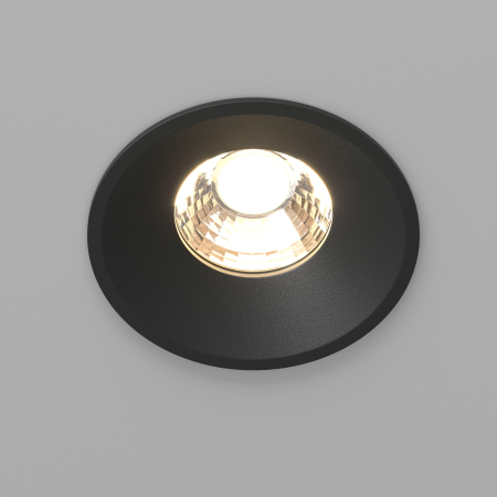 Corp de iluminat încastrat Rotund, Aluminiu Negru, 12W, MAYTONI DL058-12W3K-B [5]