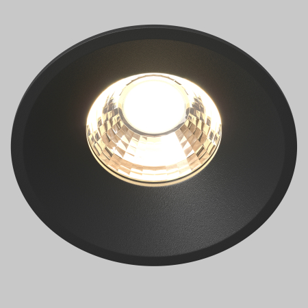 Corp de iluminat încastrat Rotund, Aluminiu Negru, 12W, MAYTONI DL058-12W3K-B [7]