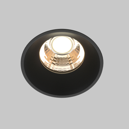 Corp de iluminat încastrat Rotund, Aluminiu Negru, 7W, MAYTONI DL058-7W3K-TRS-B [7]