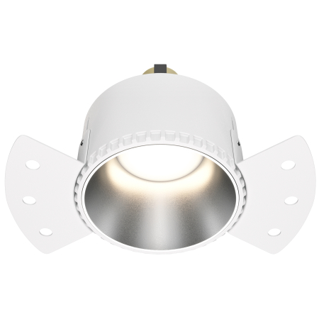 Produse - Corp de iluminat încastrat Share, Aluminiu și plastic Alb, 10W, MAYTONI DL051-01-GU10-RD-WS