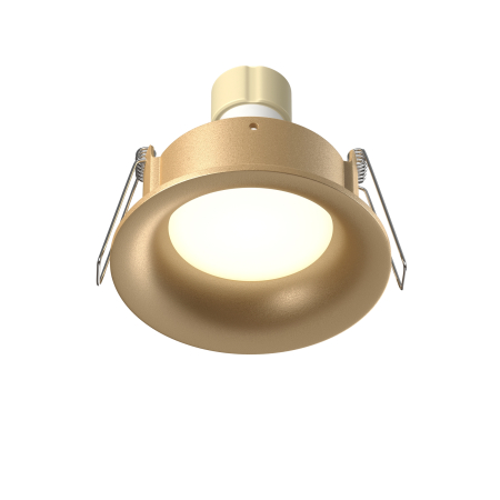 Promotii - Corp de iluminat încastrat Slim, Aluminiu Auriu mat, 10W, MAYTONI DL088-GU10-RD-MG