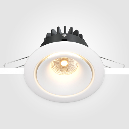 Corp de iluminat încastrat Yin, Aluminiu Alb, 12W, MAYTONI DL031-L12W3K-D-W [7]