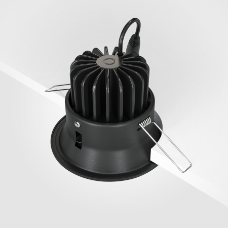 Corp de iluminat încastrat Yin, Aluminiu Negru, 12W, MAYTONI DL031-L12W3K-D-B [5]