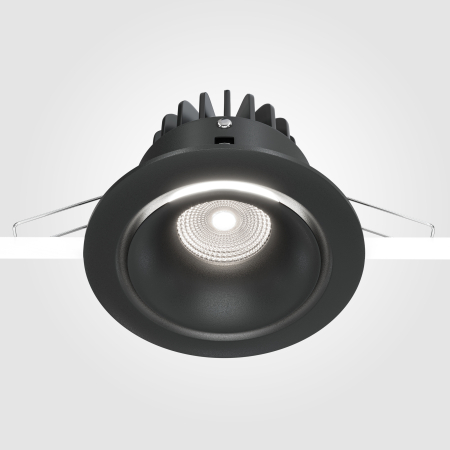 Corp de iluminat încastrat Yin, Aluminiu Negru, 12W, MAYTONI DL031-L12W4K-B [7]