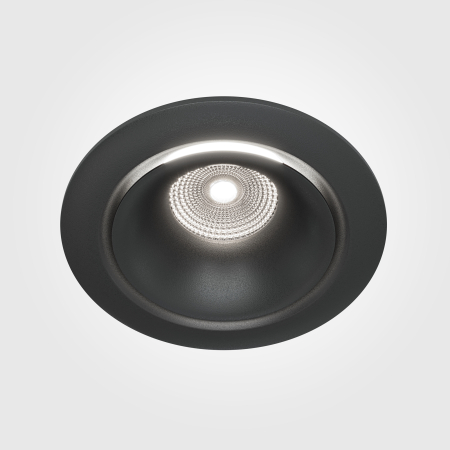 Corp de iluminat încastrat Yin, Aluminiu Negru, 12W, MAYTONI DL031-L12W4K-D-B [4]