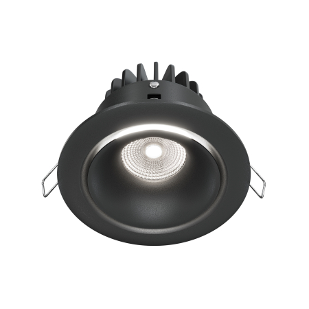 Produse - Corp de iluminat încastrat Yin, Aluminiu Negru, 12W, MAYTONI DL031-L12W4K-D-B