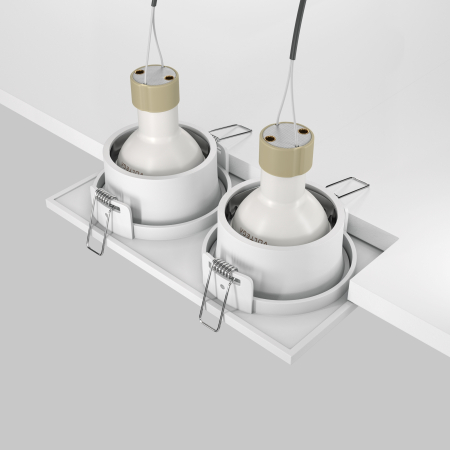 Corp de iluminat încastrat Zoom, Aluminiu Alb, 10W, MAYTONI DL033-2-02W [4]