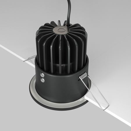 Corp de iluminat încastrat Zoom, Aluminiu Negru, 12W, MAYTONI DL034-L12W3K-D-B [5]