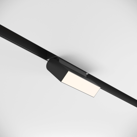 Corp de iluminat pe șină Bază Rotativă, Aluminiu Negru, 10W, Maytoni TR013-2-10W4K-B [4]
