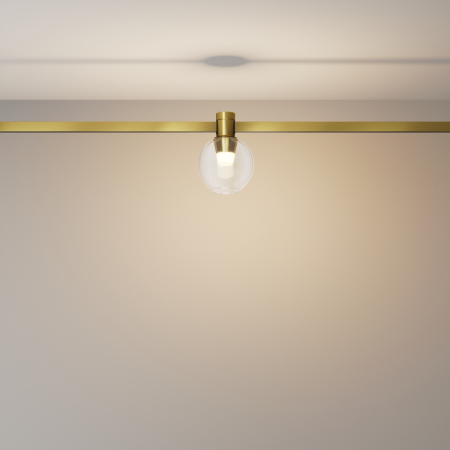 Corp de iluminat pe șină Bubble, Aluminiu Alamă, 3W, MAYTONI TR148-1-3W2.7K-BS-DE [6]