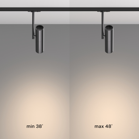 Corp de iluminat pe șină Elti, Aluminiu Negru, 10W, MAYTONI TR005-1-GU10-B [6]