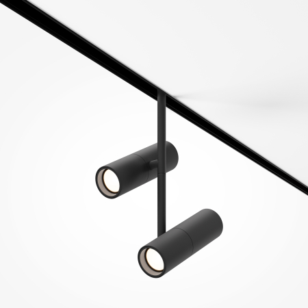 Corp de iluminat pe șină Elti Duo, Aluminiu Negru, 24W, MAYTONI TR005-4-2X12W-DS-B [4]