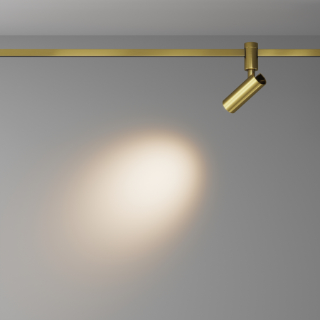 Corp de iluminat pe șină Focus Led, Aluminiu Alamă, 5W, MAYTONI TR144-1-5W2.7K-W-BS-DE [6]