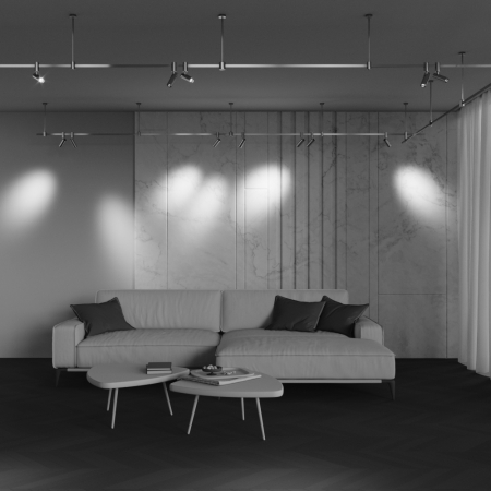 Corp de iluminat pe șină Focus Led, Aluminiu Alamă, 5W, MAYTONI TR144-1-5W2.7K-W-BS-DE [2]