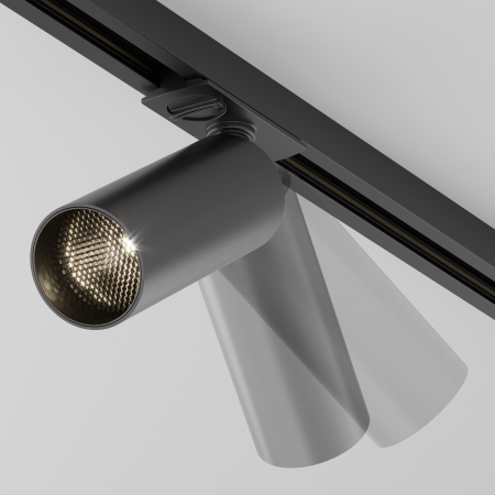 Corp de iluminat pe șină Focus LED, Aluminiu Negru, 12W, MAYTONI TR021-1-12B3K-W-B [7]
