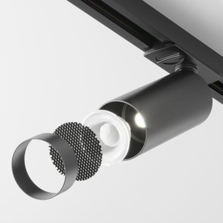Corp de iluminat pe șină Focus LED, Aluminiu Negru, 12W, MAYTONI TR021-1-12B3K-W-B [6]