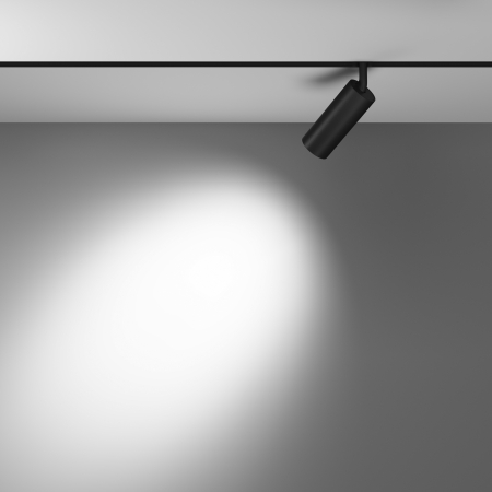 Corp de iluminat pe șină Focus LED, Aluminiu Negru, 12W, MAYTONI TR032-4-12WTW-S-DD-B [4]