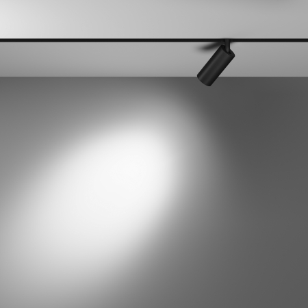 Corp de iluminat pe șină Focus LED, Aluminiu Negru, 5W, MAYTONI TR032-2-5W4K-S-B [4]