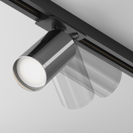Corp de iluminat pe șină Focus S, Aluminiu Negru, 10W, MAYTONI TR020-1-U-GU10-BGF [4]