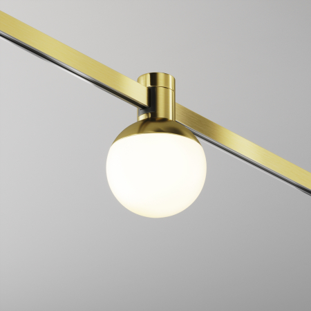 Corp de iluminat pe șină Lună, Aluminiu Alamă, 5W, MAYTONI TR149-1-5W2.7K-BS-DE [5]