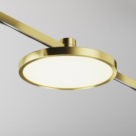 Corp de iluminat pe șină Plato, Aluminiu Alamă, 10W, MAYTONI TR153-1-10W2.7K-BS-DE [5]