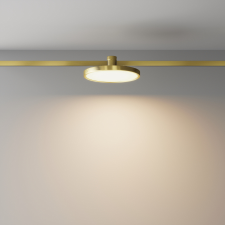 Corp de iluminat pe șină Plato, Aluminiu Alamă, 10W, MAYTONI TR153-1-10W2.7K-BS-DE [6]