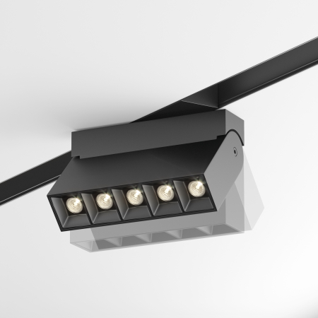 Corp de iluminat pe șină Points Rot, Aluminiu Negru, 10W, MAYTONI TR015-2-10W3K-B [4]