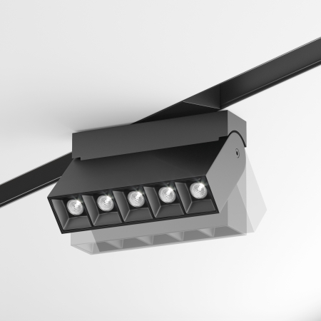 Corp de iluminat pe șină Points Rot, Aluminiu Negru, 10W, Maytoni TR015-2-10W4K-B [5]
