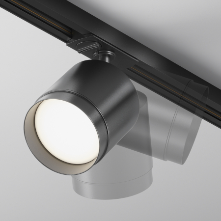 Corp de iluminat pe șină Polar, Aluminiu și plastic Negru, 12W, MAYTONI TR088-1-GX53-B [9]