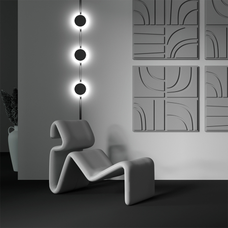Corp de iluminat pe șină Relax, Aluminiu Negru, 5W, MAYTONI TR107-2-5W3K-B [2]