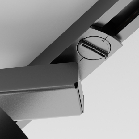 Corp de iluminat pe șină Rim, Metal, aluminiu, plastic Negru, 12W, MAYTONI TR044-1-12W4K-B [4]