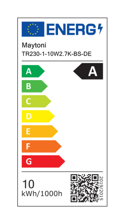 Corp de iluminat pe șină Zero Alamă Aluminiu 10W MAYTONI TR230-1-10W2.7K-BS-DE [1]
