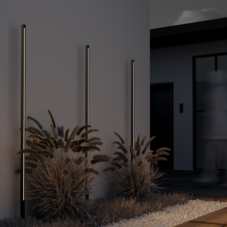 Corp de iluminat peisagistic Pole, Aluminiu Grafit, 24W, MAYTONI O440FL-L24GF3K [2]