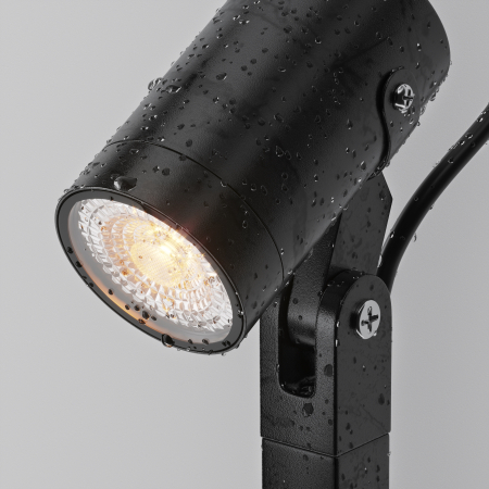 Corp de iluminat peisagistic Scope, Aluminiu și sticlă Negru, 50W, MAYTONI O025FL-01B1 [5]